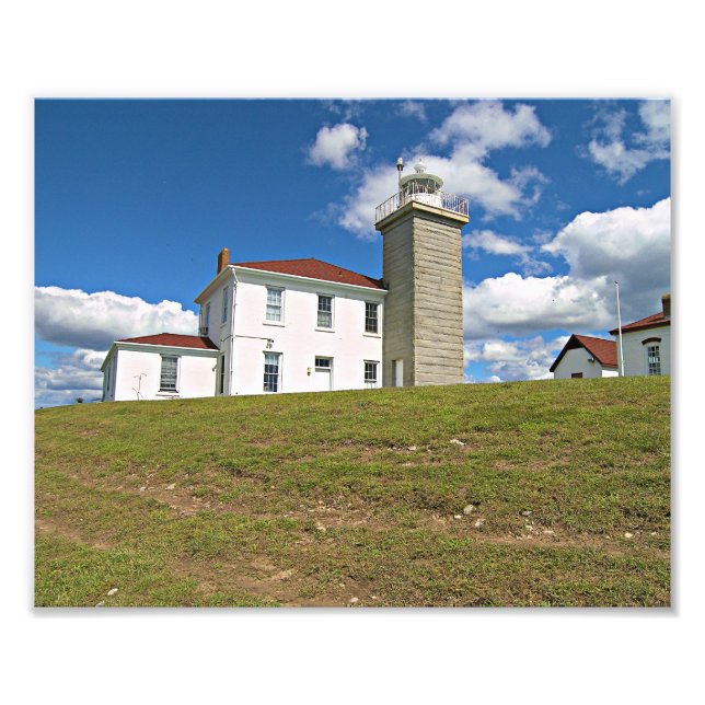 Watch Hill Lighthouse, Rhode Island Photo Print (Front)