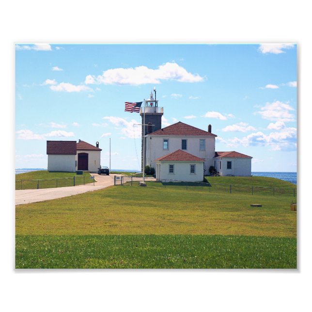 Watch Hill Lighthouse, Rhode Island Photo Print (Front)