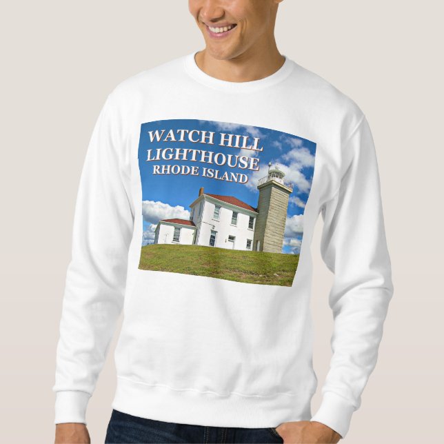 Watch Hill Lighthouse, Rhode Island Sweatshirt (Front)