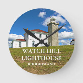 Watch Hill Lighthouse, Rhode Island Wall Clock