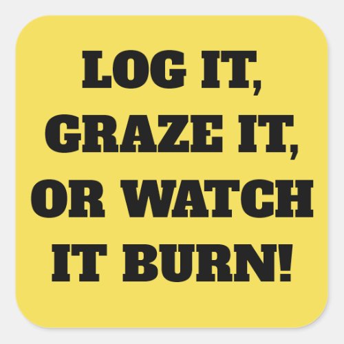 Watch It Burn Sticker