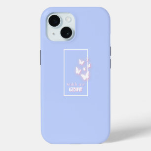 Watch me grow, Motivational, Inspirational, Preppy iPhone 15 Case