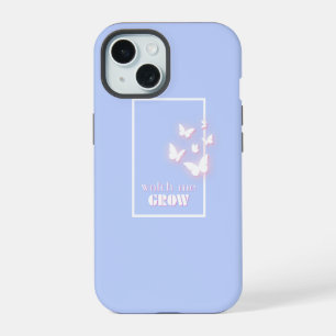 Watch me grow, Motivational, Inspirational, Preppy iPhone 15 Case
