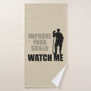 Watch Me (hockey) Bath Towel Set