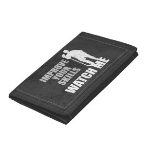 Watch Me (Hockey) Tri-fold Wallet
