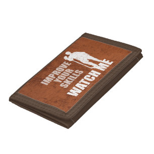Watch Me (Hockey) Trifold Wallet
