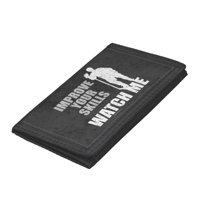 Watch Me (Hockey) Trifold Wallet (Bottom)