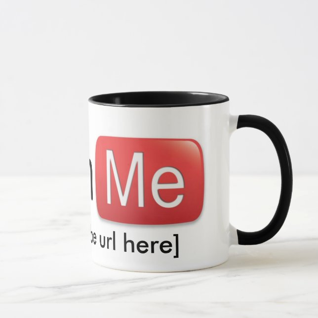 Watch Me on YouTube (Basic) Mug (Right)
