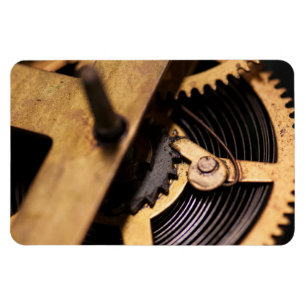 Watch Mechanics Abstract Magnet