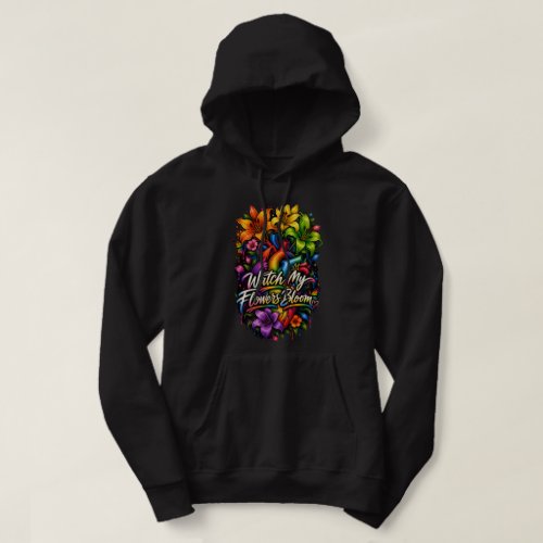 "Watch My Flowers Bloom" Anatomical Heart Hoodie