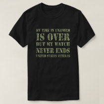 Watch Never Ends T-Shirt (Olive Grn Camo)