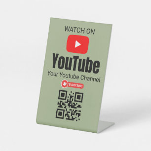 Watch on YouTube QR Code Sign YouTube Dentist