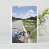 Watch out for Bikers (Standing Front)