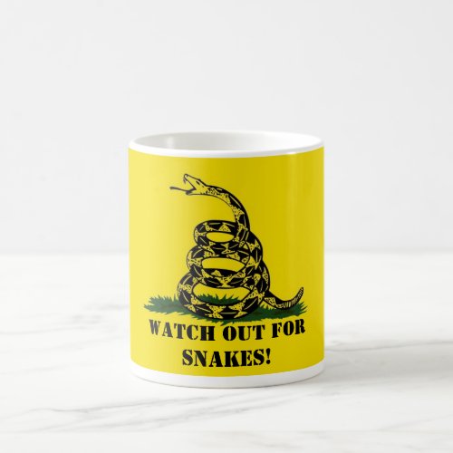 Watch out for snakes coffee mug