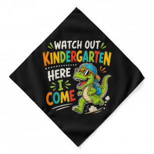 Watch Out Kindergarten Here I Come Dino Bandana