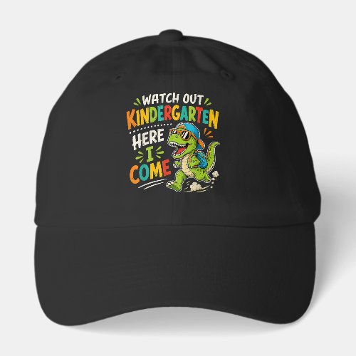 Watch Out Kindergarten Here I Come Dino Hat