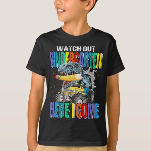 Watch Out Kindergarten Here I Come Monster Truck  T_Shirt