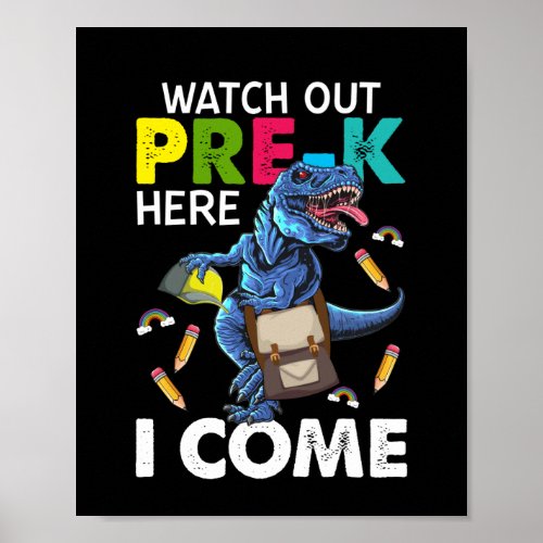 Watch Out Pre_k Here I Come Poster