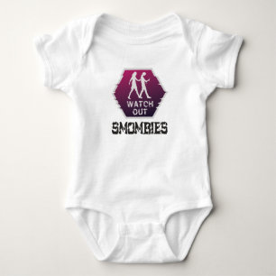 Watch out Smombies Baby Bodysuit