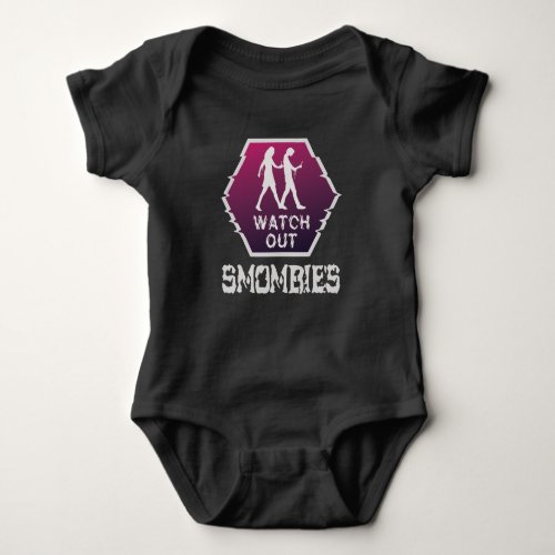 Watch out Smombies Baby Bodysuit