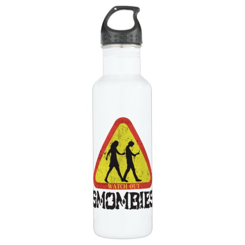 Watch out Smombies Stainless Steel Water Bottle