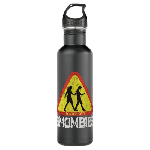 Watch out Smombies Stainless Steel Water Bottle