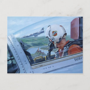 Watch Over the Rhine by Ken Riley Postcard