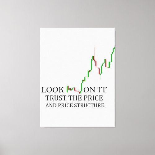 Watch Price Action  Canvas Print