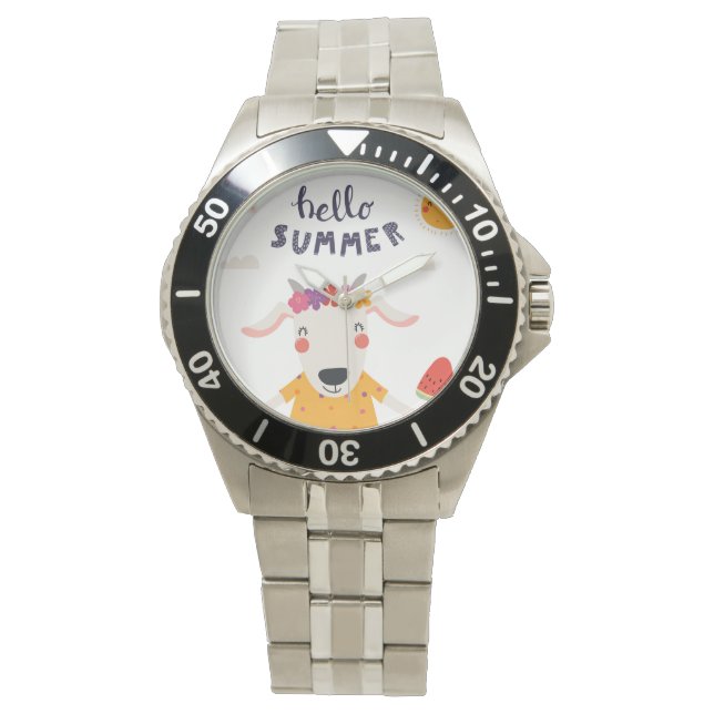 Watch shows Hello summer strap (Front)