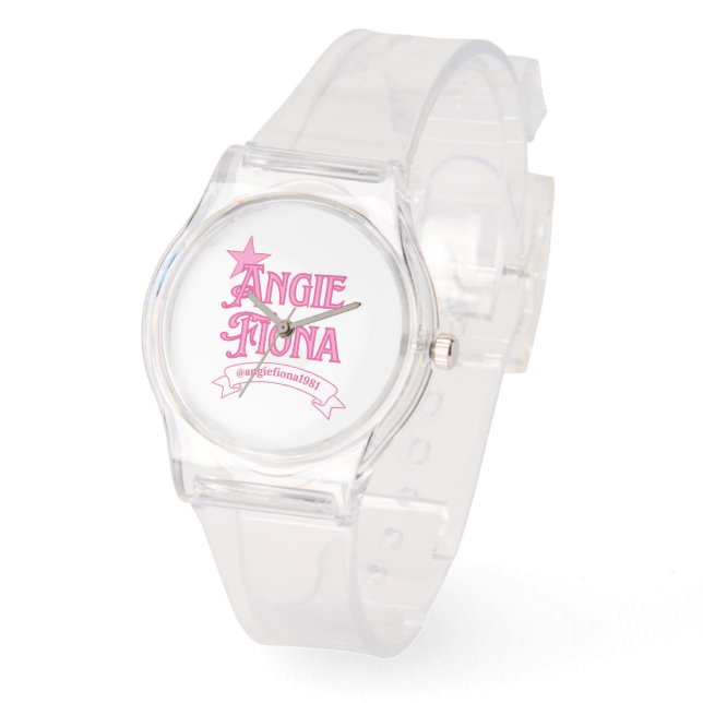 Watch Silicone Strap Clear (Angle)