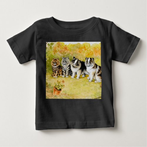 Watch the Birdy by Louis Wain Baby T_Shirt