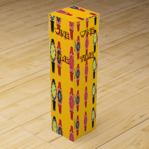 WATCH The Time Yellow Wine Box