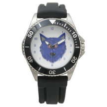 Watch the Wolf Brand Blue Wolf Sports Watch
