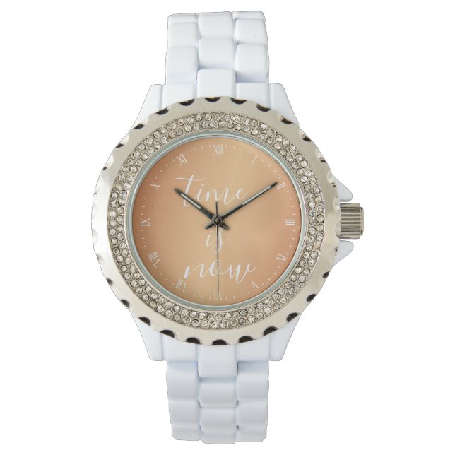 Watch - time is now Copper (Front)