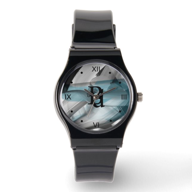 Watch Trend Abstract Art Blue Ocean (Front)