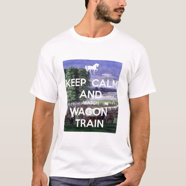 Watch Wagon Train T-Shirt (Front)