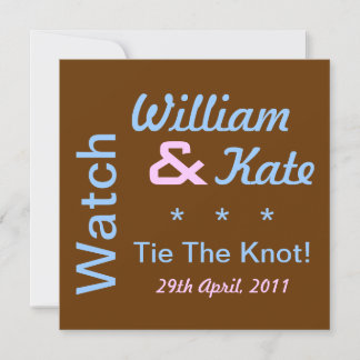 Watch William and Kate Tie The Knot Invitation