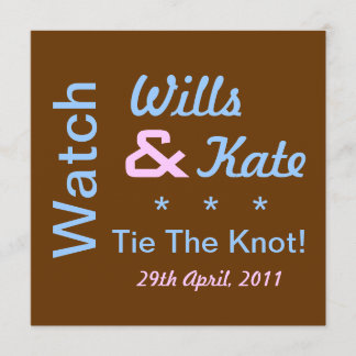 Watch Wills and Kate Tie The Knot Invitation