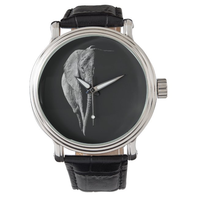 Watch with African Elephant (Front)