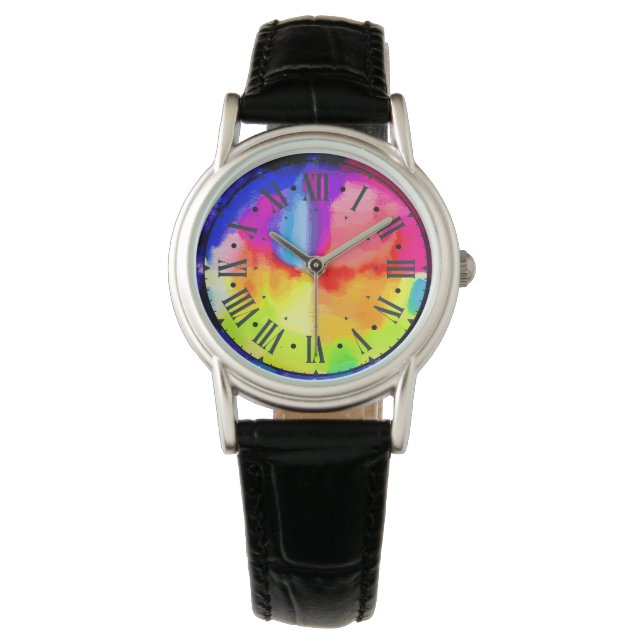 watch with colorful dial (Front)