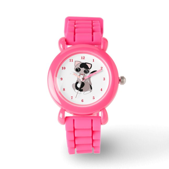 Watch with Cute Cat (Front)