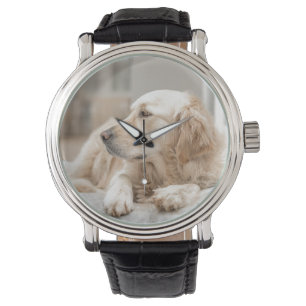Watch with image of Golden Retriever