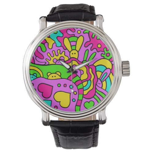 Watch with the original drawing