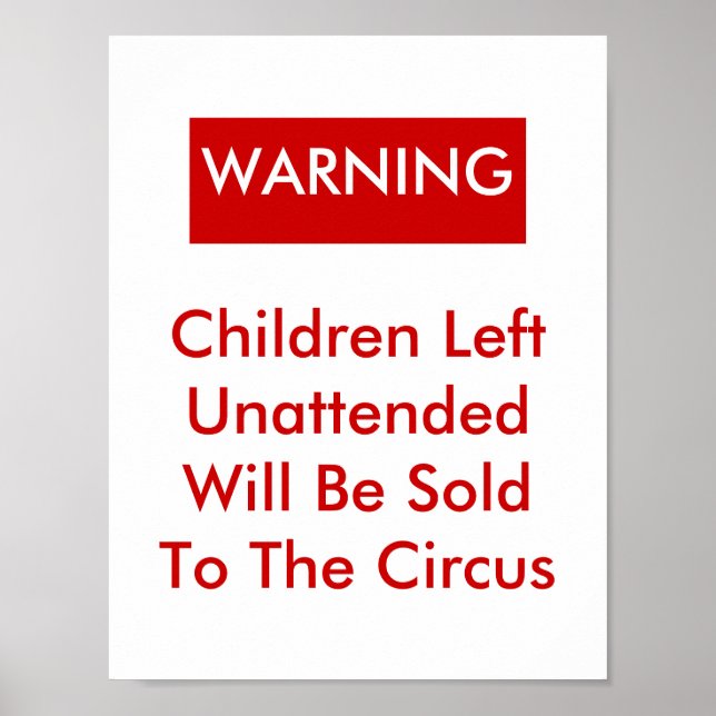 Watch Your Children Poster (Front)