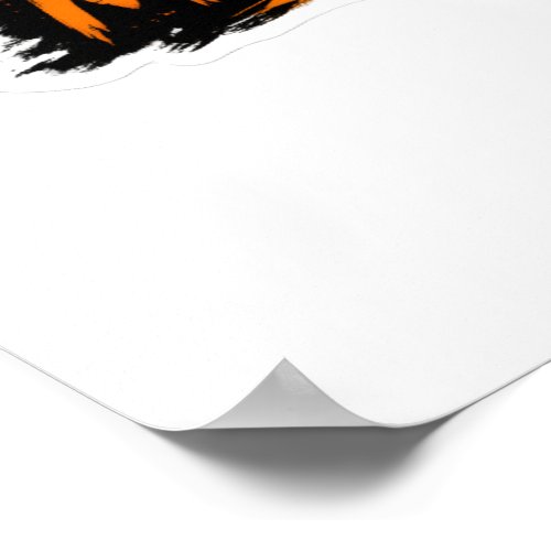 Watch Your Mirror Tiger Car Poster