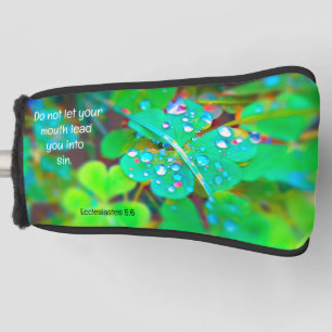Watch Your Mouth Golf Putter Cover