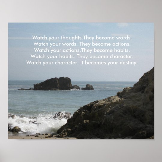 watch your thoughts they become words huge