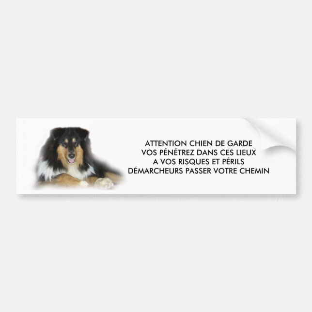 WATCHDOG BUMPER STICKER (Front)