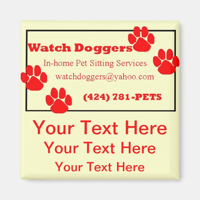 WatchDoggers.com Magnet (Front)