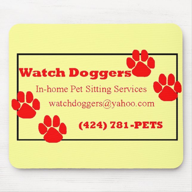WatchDoggers.com Mouse Pad (Front)